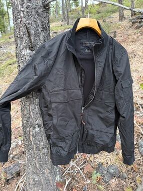 Abercrombie & Fitch Black Men's Bomber Jacket XL classy